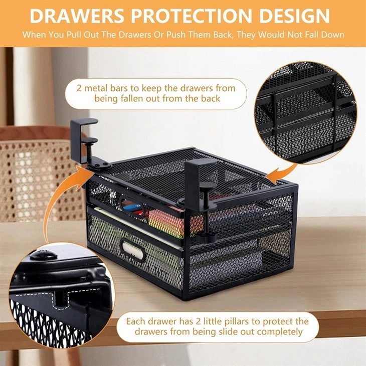 hanging desk drawer organizer